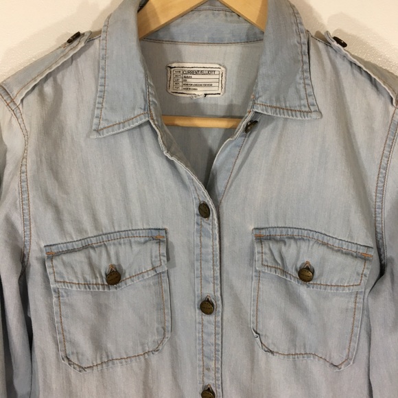 Current Eliot The Perfect Shirt Light wash Medium - Picture 6 of 8